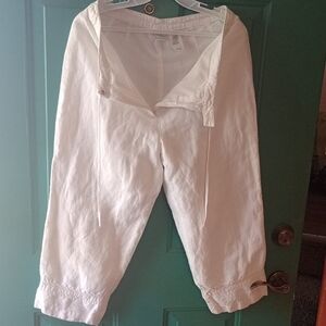 Emma James Classic White Trousers